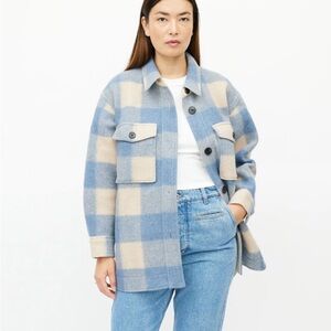 ISABEL MARANT ÉTOILE
Harveli checked flannel jacket size 42